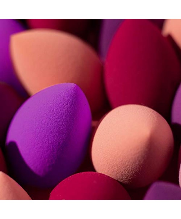Real Techniques Mini Miracle Complexion Sponge Makeup Blender, Set of 4 Beauty Sponges