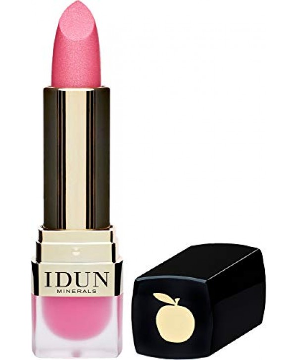 IDUN Minerals Creme Lipstick Frida - Glossy Light Coverage, Luminescent Natural Result - Moisturizing w/Creamy Texture - Vegan, Vitamin E, Shea Butter, Safe for Sensitive Skin - Coral, 0.12 oz