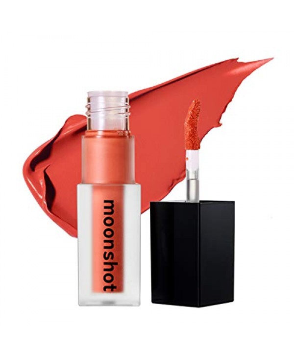 [moonshot] Cream Paint Lightfit Air 3g - Blackpink Lisa Makeup Kpop Kbeauty Cosmetics, Airy Velvet Texture Matte Lip Makeup, Long Lasting Natrual Daily Lip Color (503 Chilling Coral)