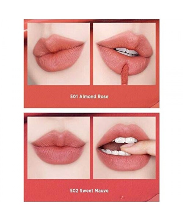 [moonshot] Cream Paint Lightfit Air 3g - Blackpink Lisa Makeup Kpop Kbeauty Cosmetics, Airy Velvet Texture Matte Lip Makeup, Long Lasting Natrual Daily Lip Color (503 Chilling Coral)