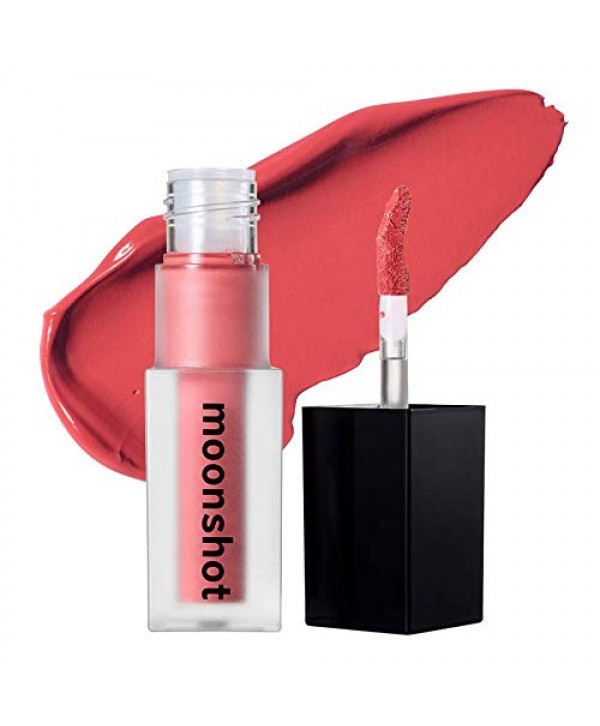 [moonshot] Cream Paint Lightfit Air 3g - Blackpink Lisa Makeup Kpop Kbeauty Cosmetics, Airy Velvet Texture Matte Lip Makeup, Long Lasting Natrual Daily Lip Color (503 Chilling Coral)