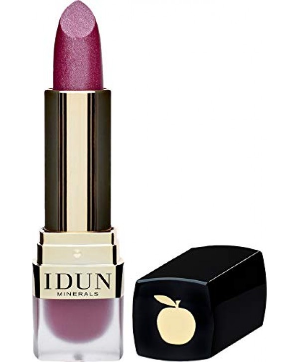 IDUN Minerals Creme Lipstick Frida - Glossy Light Coverage, Luminescent Natural Result - Moisturizing w/Creamy Texture - Vegan, Vitamin E, Shea Butter, Safe for Sensitive Skin - Coral, 0.12 oz