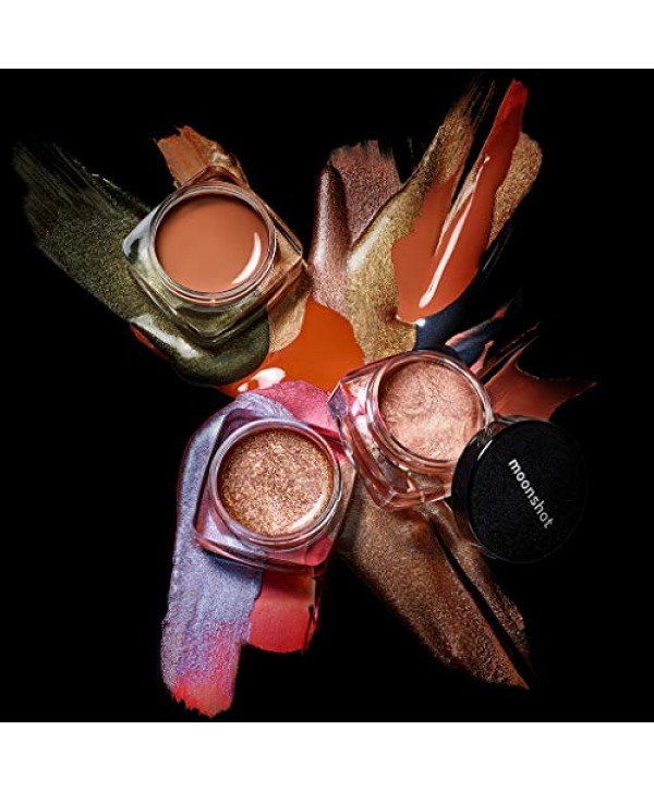 [moonshot] Jelly Pot 6.5g (P03 Warm Dress) - Jelly Texture Sparkling Pearl Glitter Waterproof Eyeshadow without Creasing, Daily Base Eye Makeup Color, Quick Fix and Dry Down Smoothly